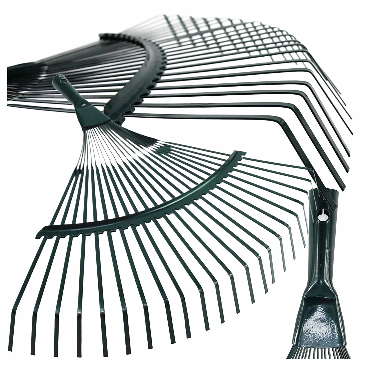 Waaierbladhark 42cm Metaal - Zonder steel