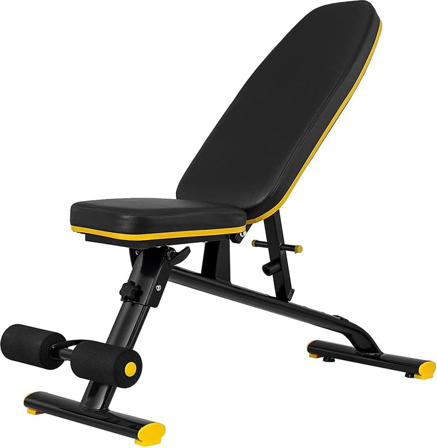 AWANG Adjustable Weight Bench Utility Weight Banks, Foldable Strength Training Bench Lifting Sit Up Ab Bench, Home Gym - ShopVlot