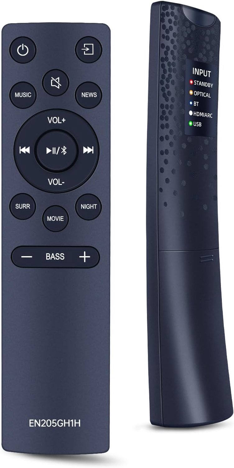 Replacement Remote Control EN205GH1H for Hisense HS205G 2.0 Channel Soundbar HT311301 - ShopVlot