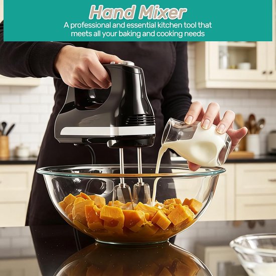 2 stuks garde voor handmixer, 18 x 4,5 cm, reservegarde van roestvrij staal, handmixer, accessoires, reservegarde voor - ShopVlot — afbeelding 3