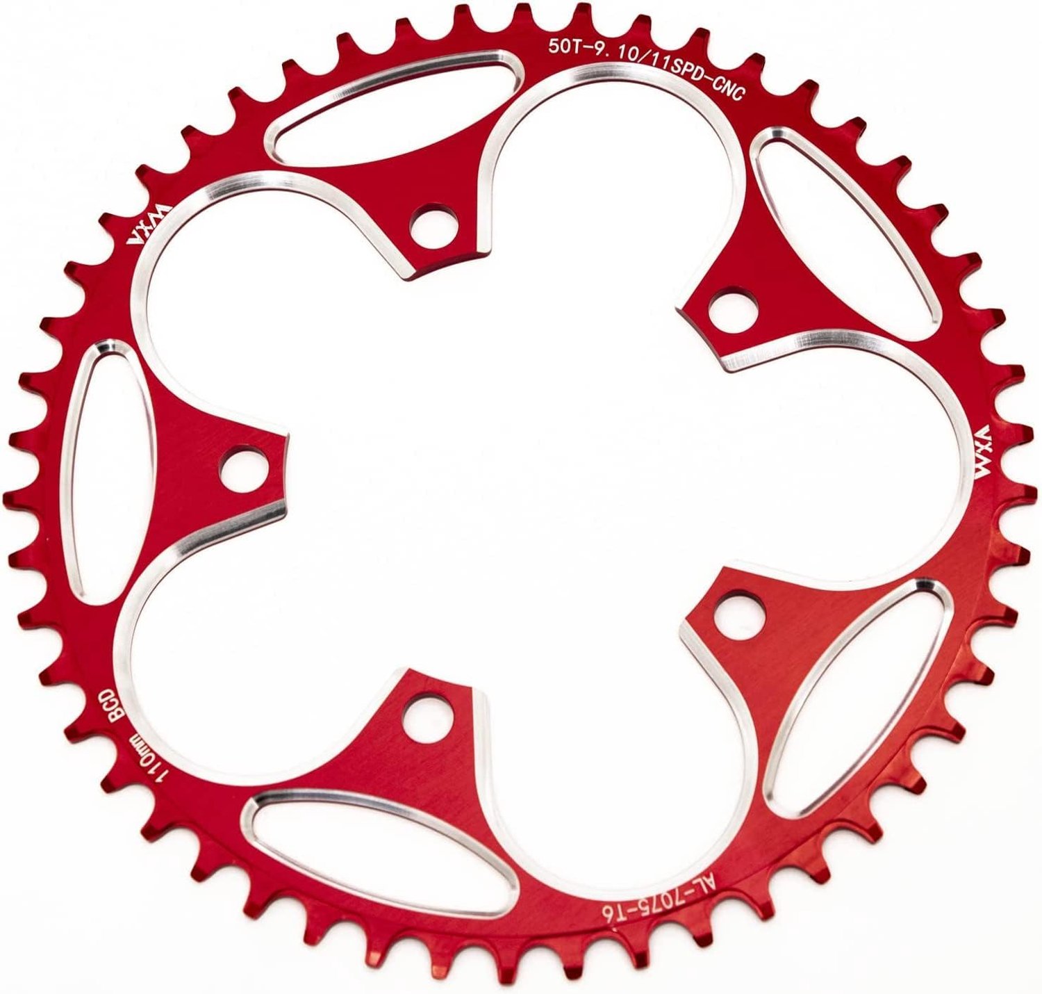 YBEKI 110 BCD Bicycle Chainring 36T 38T 40T 42T 44T 46T 48T 50T 52T 54T 56T 58T Narrow Width Chainrings for 8 9 10 11 - ShopVlot