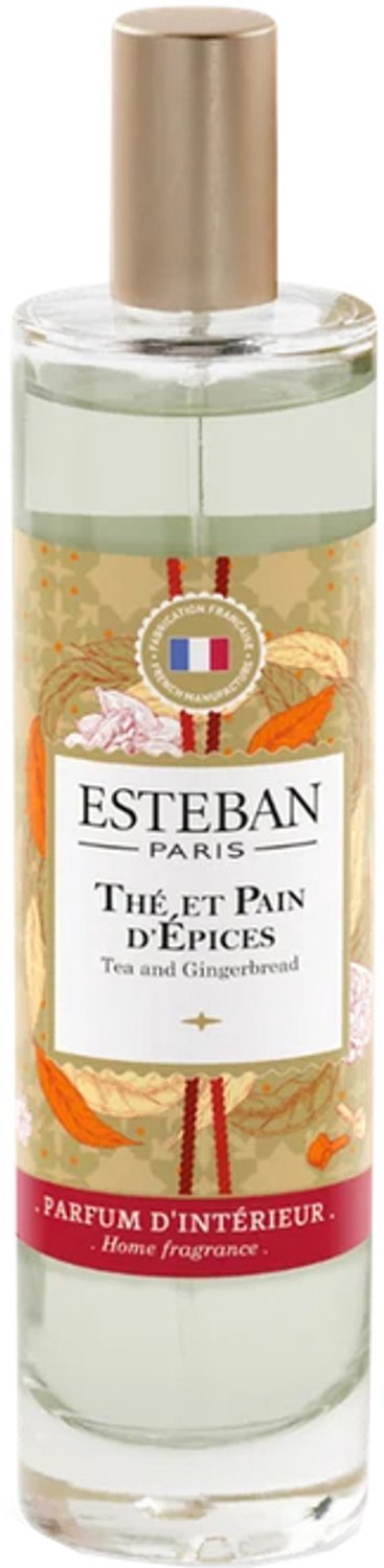 Esteban Thé et Pain d'Épices - Tea and Gingerbread Roomspray 75 ml