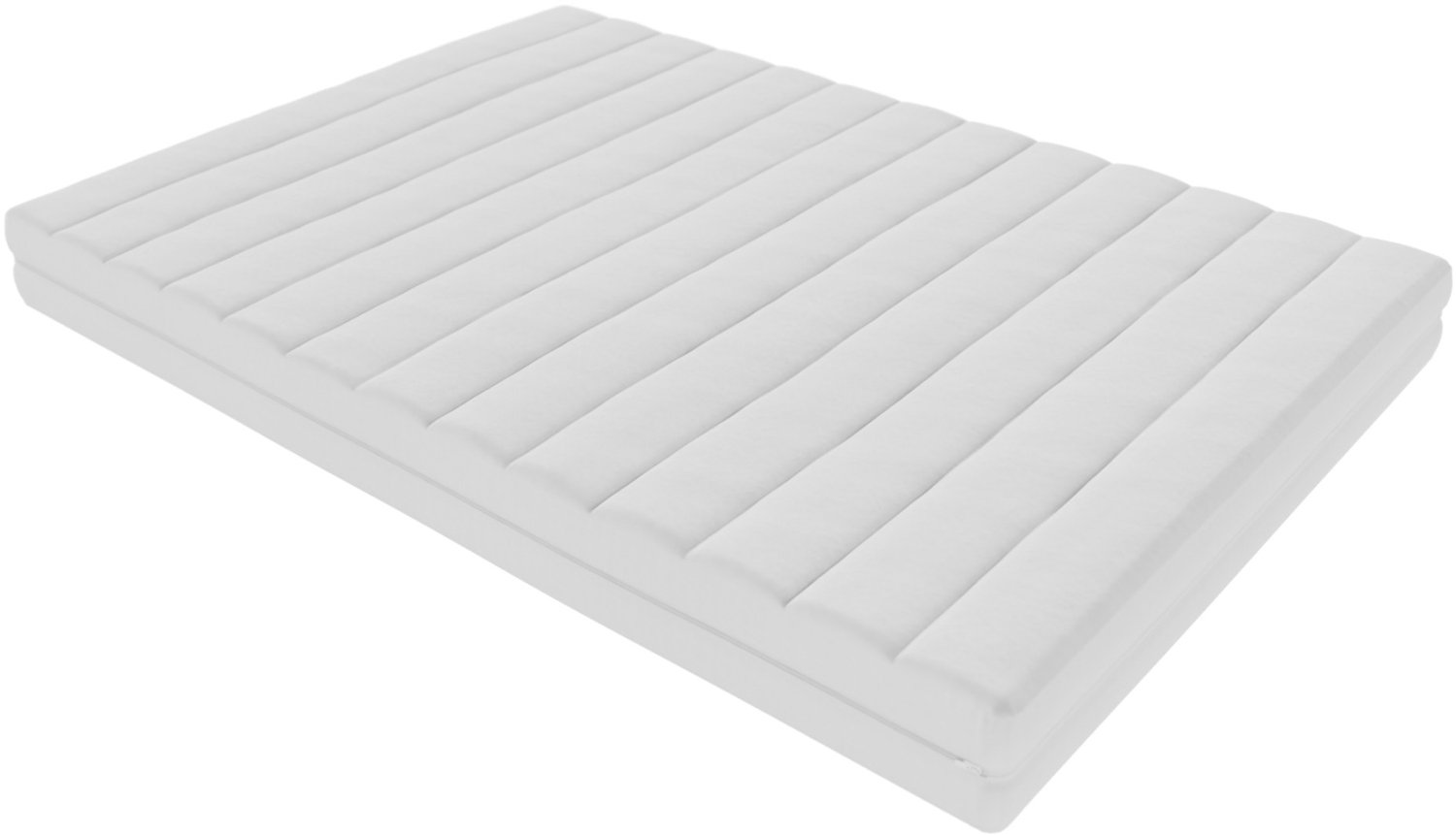 Toros Bedden Deluxe Matras Koudschuim 140x200 - Hybride 20cm dik - Bamboo Tijk - Stevig Wit