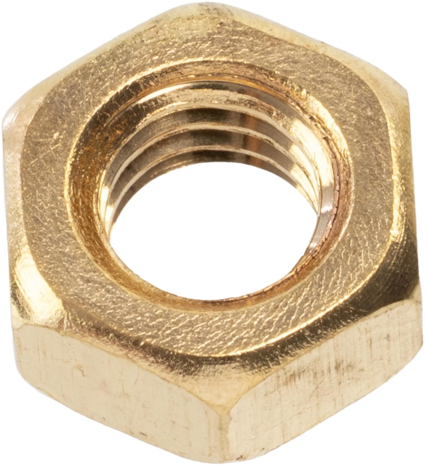 Hex moeren M6 - 15 stuks - messing - goudkleurig - ideaal voor hobbyprojecten - Vemera
