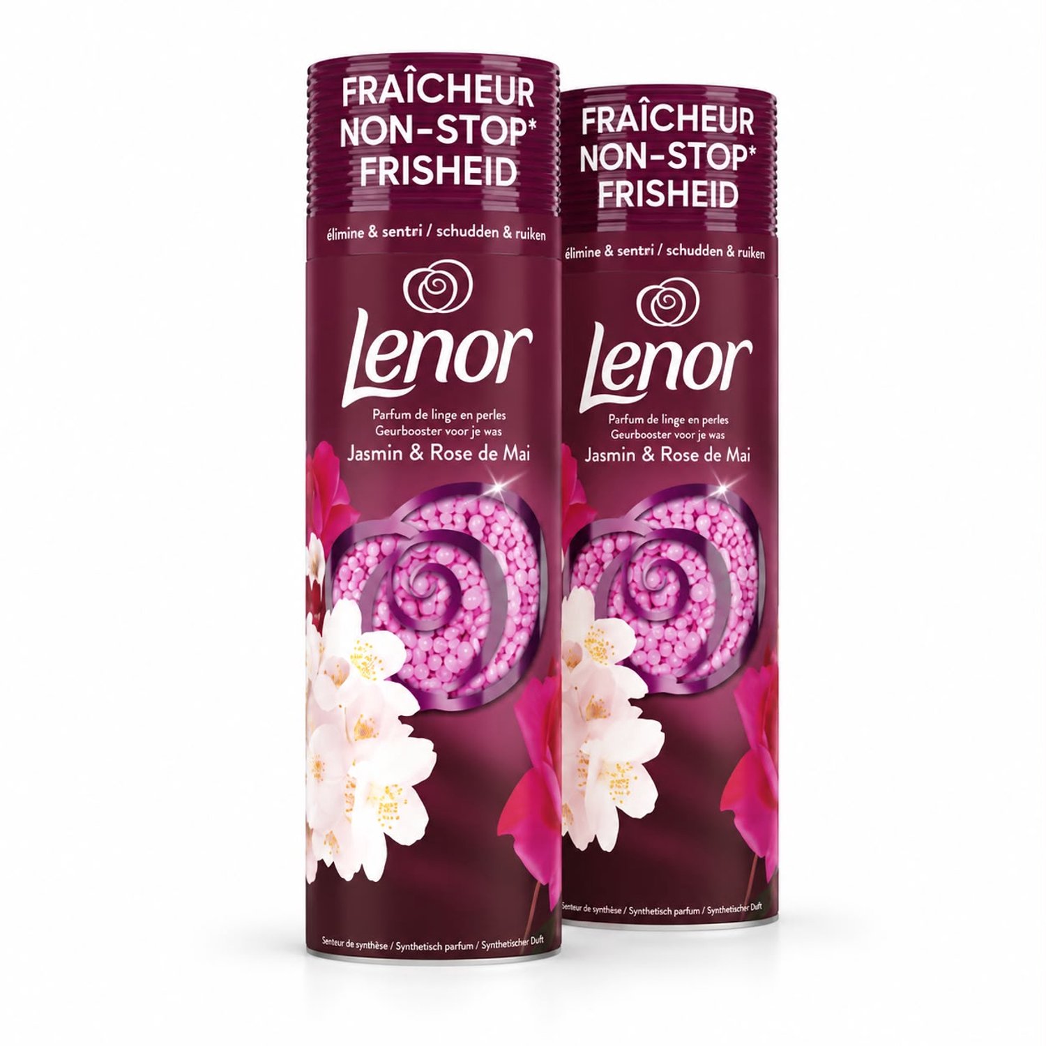 Lenor Geurbooster Voor Je Was - Jasmijn & Rose de Mai - Wasparfum - 2x240gram