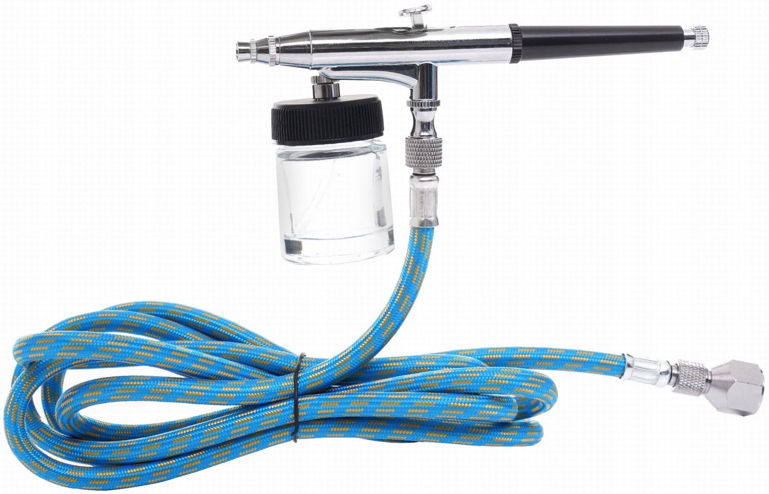 Precisie Airbrush Dubbele Actie 0.2/0.3mm met Slang en Tanks