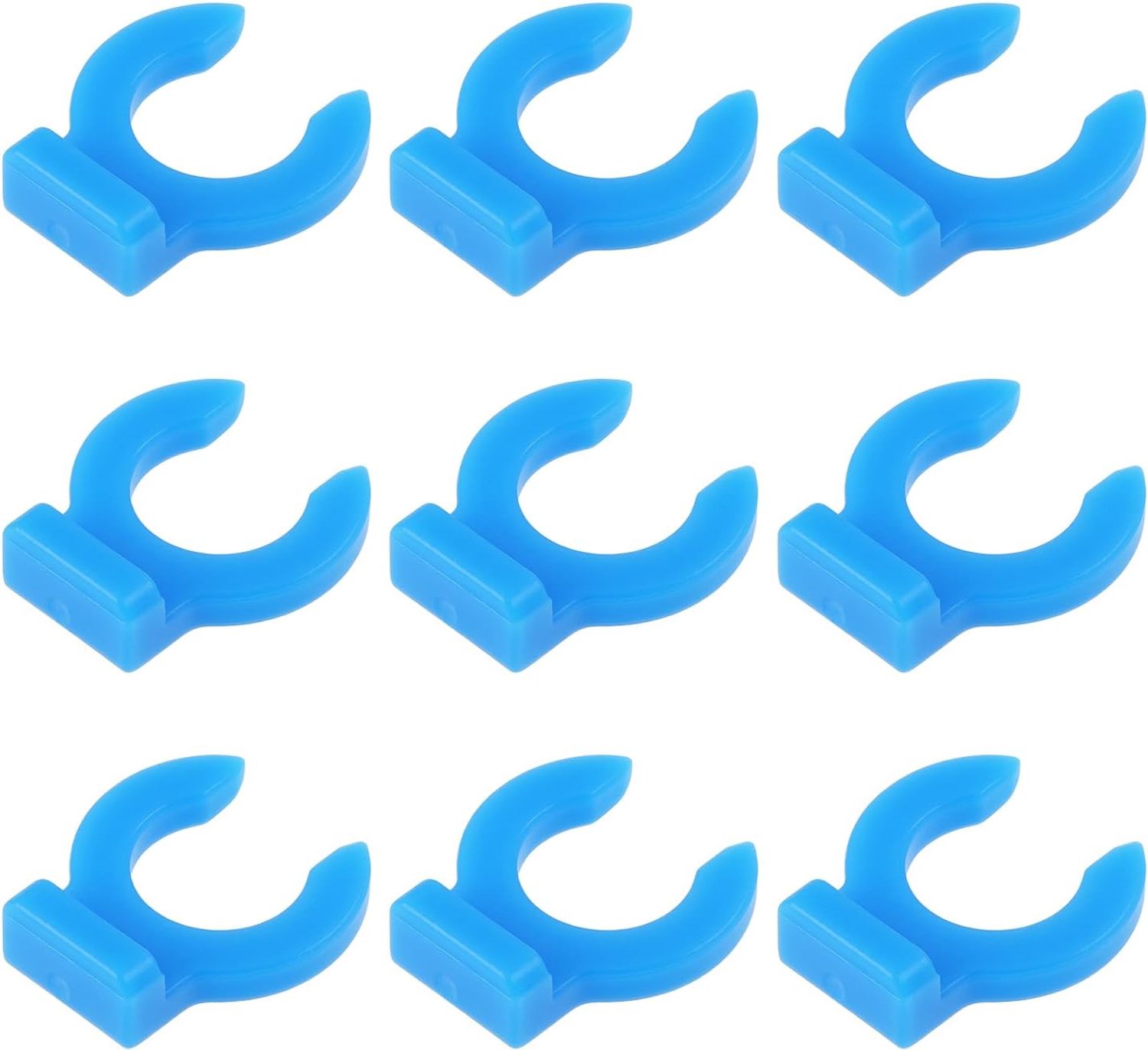 PTFE buis vergrendelclip 50 stuks - blauwe kunststof - voor 3D printer - stabiliseert filamentaanvoer - ShopVlot