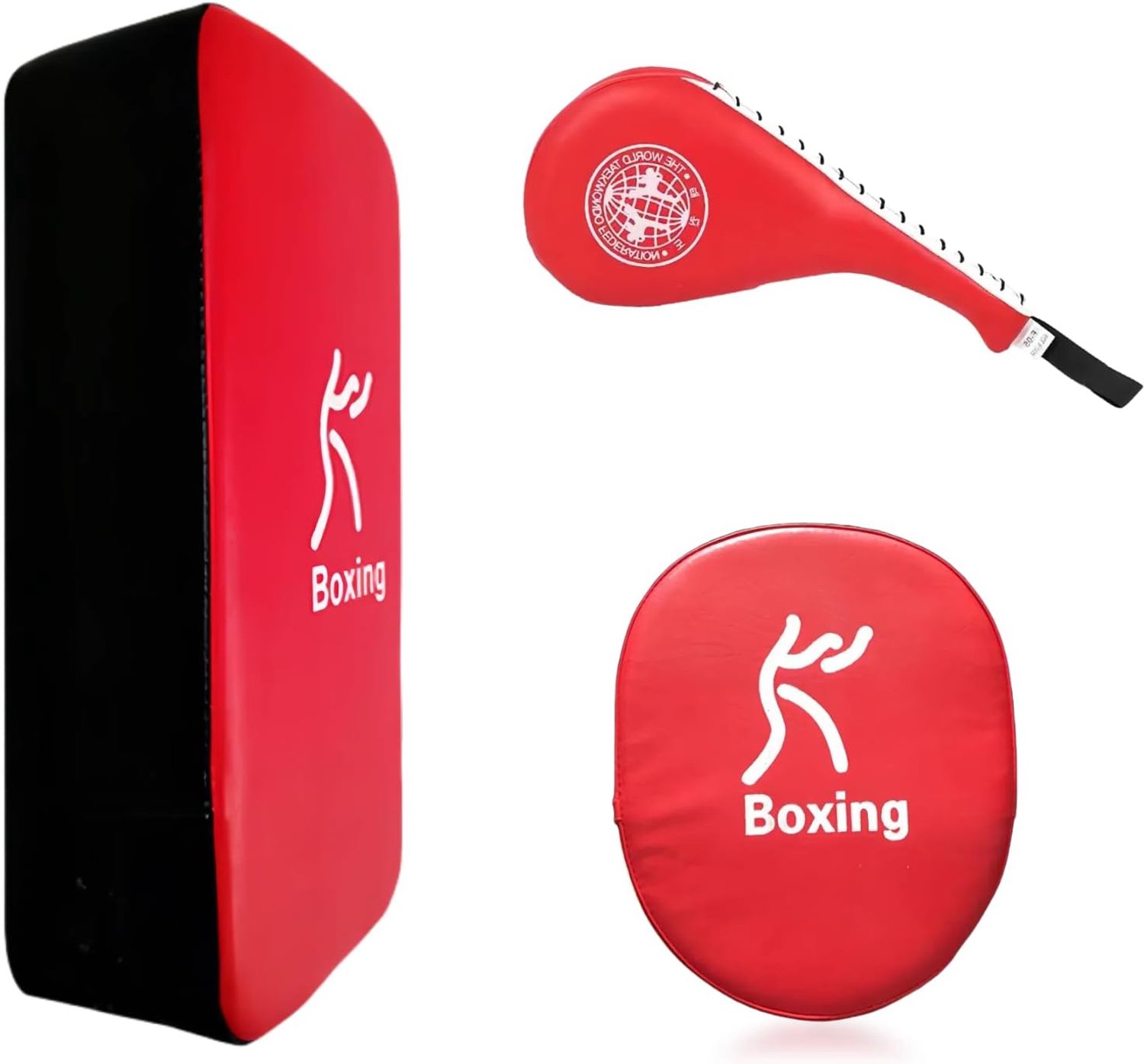 Dailygoods- Kickpad 3-in-1 - Bokspads - Taekwondo - Muay Thai - MMA - Schokabsorberend en antislip oppervlak - Stootkussen