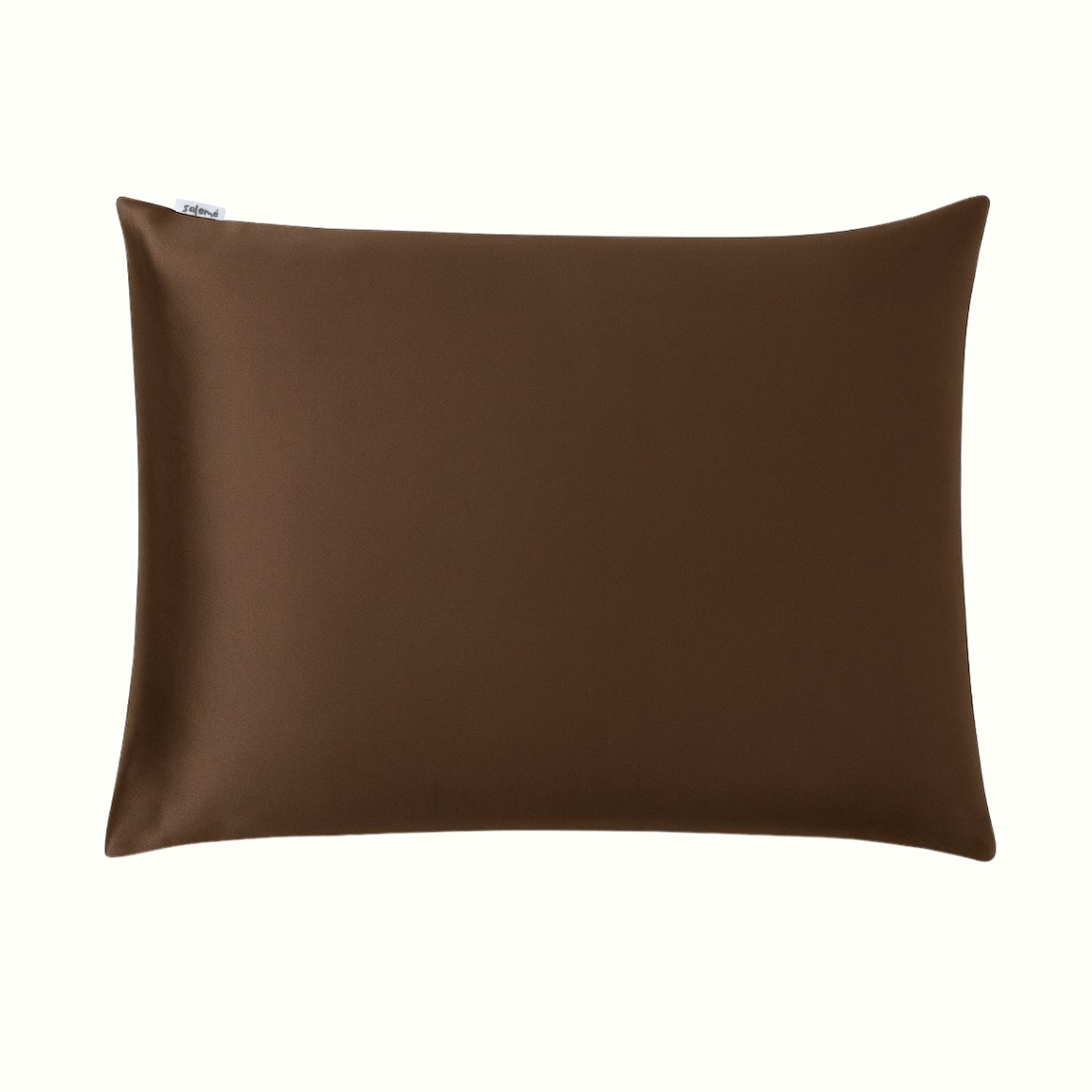 Salomé Amsterdam Kussensloop - 100% moerbeizijde - 22 momme - 50 x 60 cm - Chocolate brown (bruin) - Cadeauverpakking