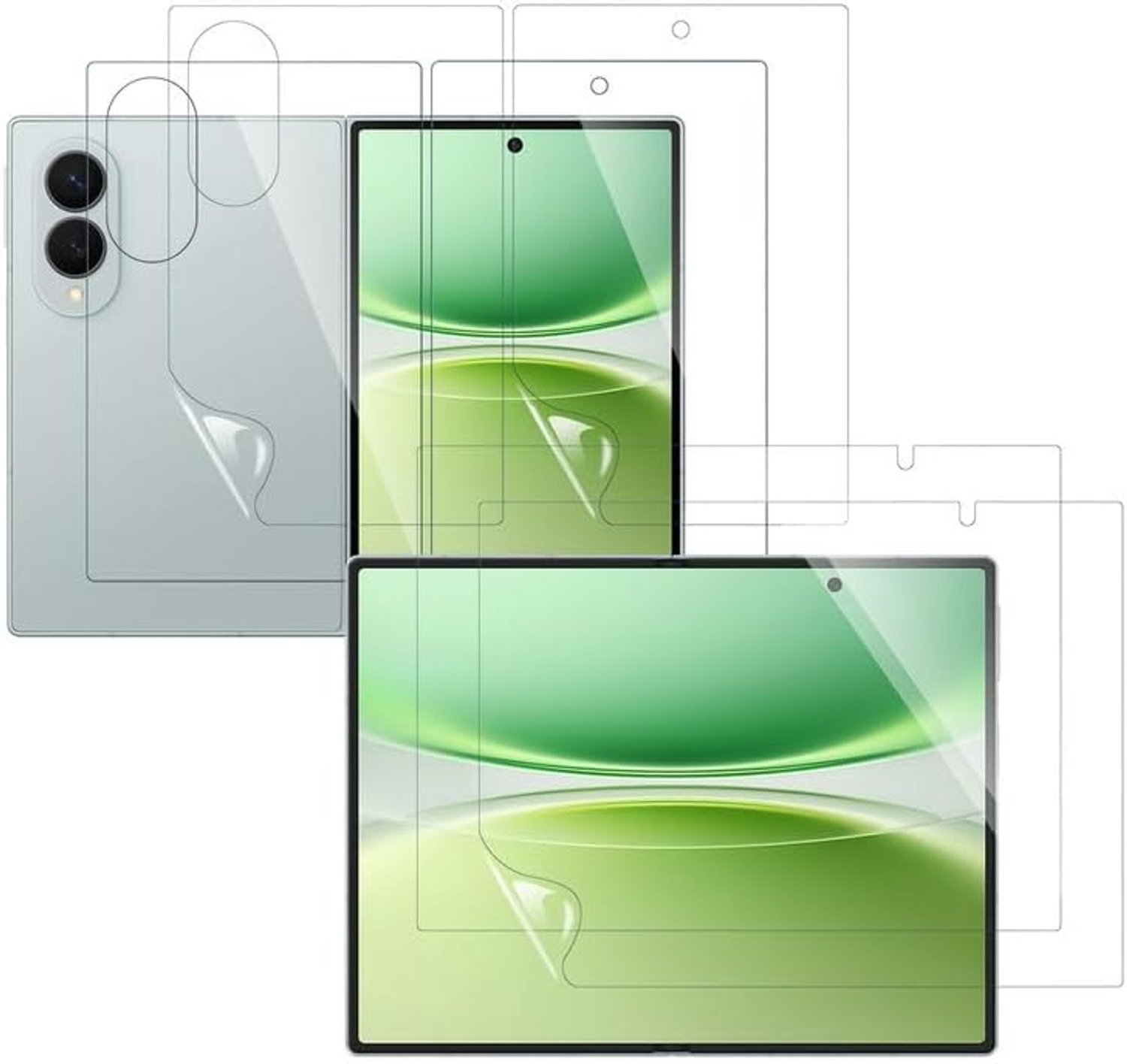 2 dunne TPU beschermfolie voor Samsung Galaxy Z Fold 8