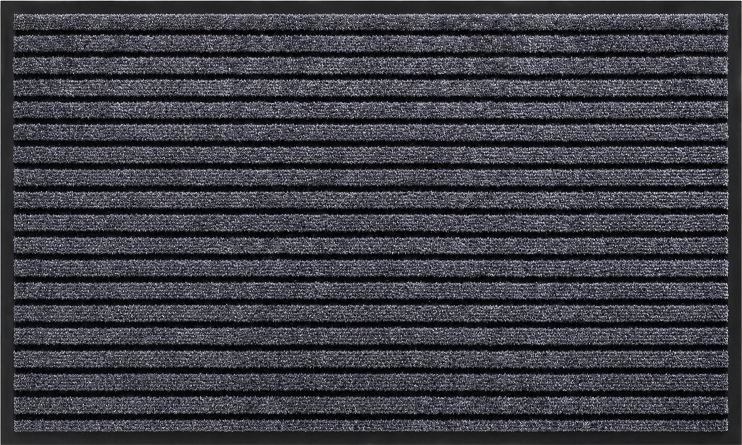 Vintag Schoonloopmat 150 × 90 cm – Gestreepte Deurmat voor Binnen – Grijs
