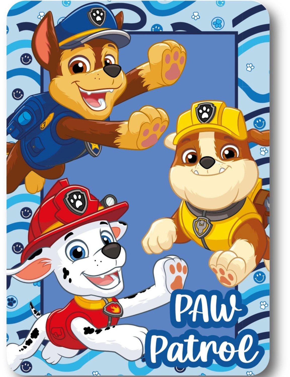 Carbotex Paw Patrol Bay Buddies fleece deken plaid 100x140 cm allerlei kleuren