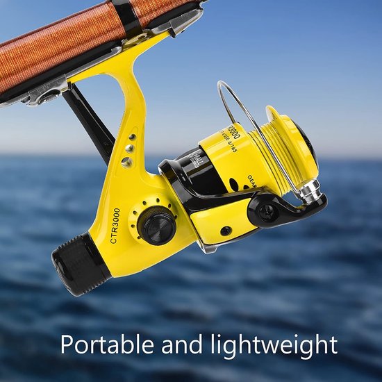 Zware en Lichtgewicht Spinning Fishing Reel voor Zoet- en Zoutwater, Duurzaam Visspullen Accessoire (3000) — afbeelding 4