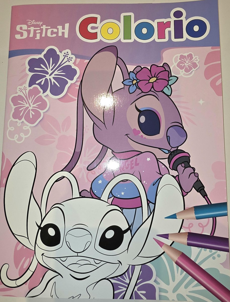 Disney Lilo & Stitch kleurboek - Colorio - Stitch en Angel - 32 pagina's - kleuren - kleurplaten