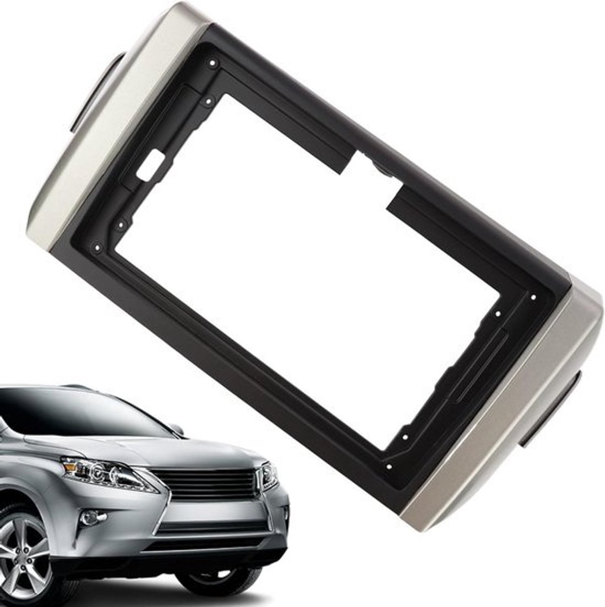 Auto-stereo-installatiekit - Radio-dashboardframe - Voor audio-upgrades - Voertuigspecifiek ontwerp - 9 inch scherm - Zwart