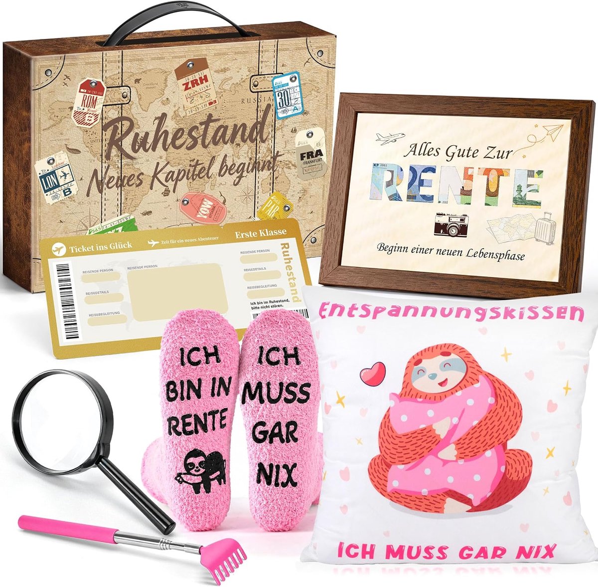 ZJTAPE Cadeau voor gepensioneerden, afscheidscadeau voor collega's, grappige cadeaus - ShopVlot