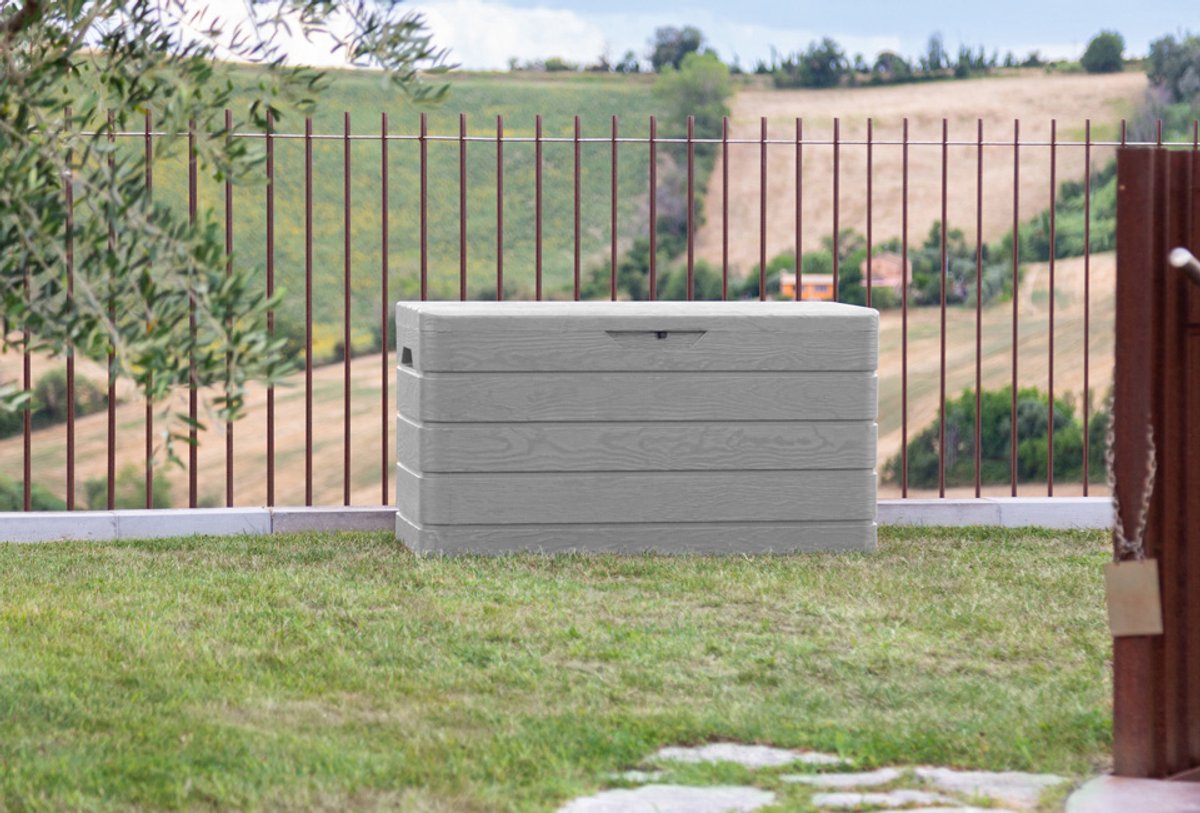 Toomax Dolomiti opbergbox - 410L - Grijs - weer- en vorstbestendig
