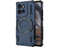 Hoesje geschikt voor Motorola Edge 60 Neo/Edge 50 Neo / ThinkPhone 25 - Techsuit ArmorMag Back Cover - Geschikt voor MagSafe - Blauw