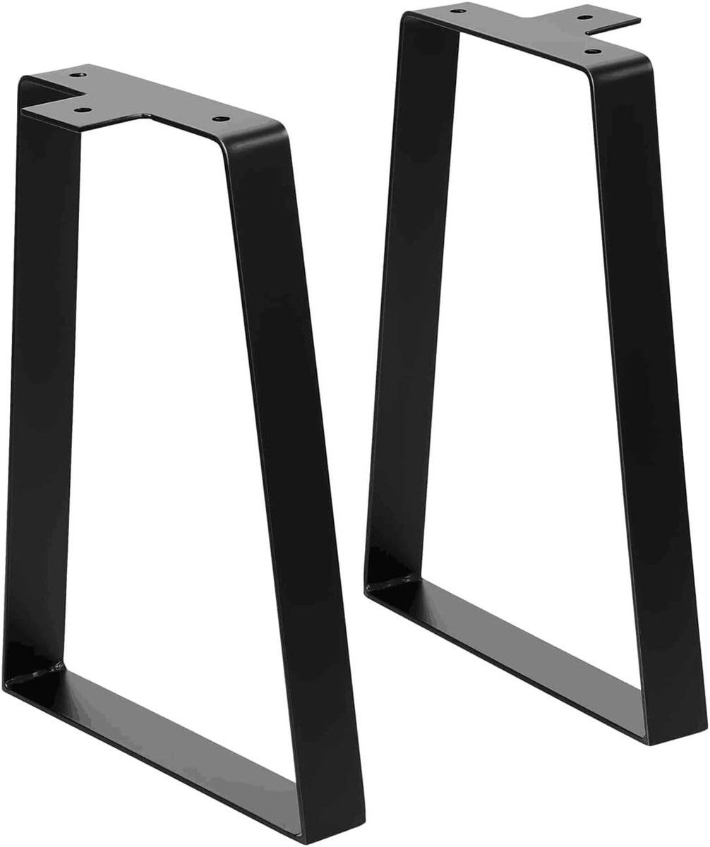 Tafelpoten 35 cm - zwart metaal - stabiele meubelpoten - ideaal voor doe-het-zelfprojecten - ShopVlot