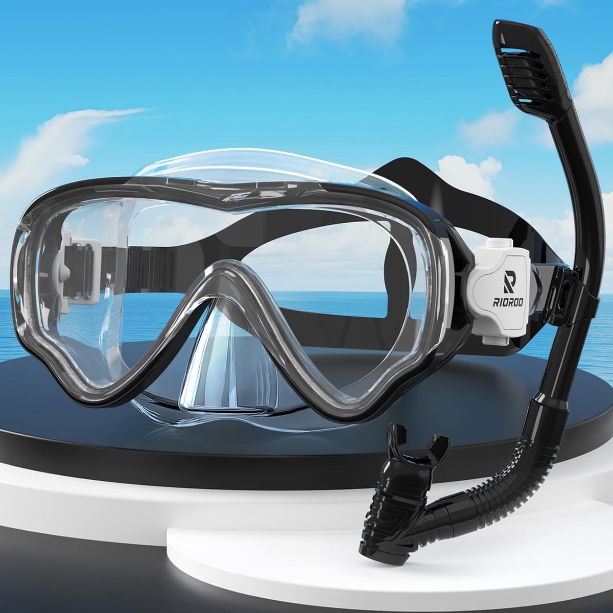 Kids Snorkel Set, Dry Snorkel Goggles, Anti-Fog and Anti-Leakage Floating Goggles for Boys Girls and Teens 4-14 Years - ShopVlot