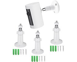 (3 Pack) Adjustable Wall Mount, Compatible with Ring Stick Up Cam Pro, Ring Indoor Cam (1st Generation), Camera Holder - ShopVlot