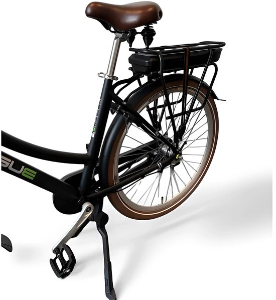Vogue Elite Elektrische Fiets 3 versnellingen 13Ah 50cm E-bike - Mat zwart met bruine accenten — afbeelding 2