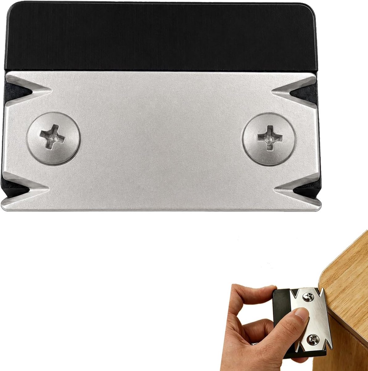 Randsnijder, kantenschaaf, randomlijm, hoogwaardige handschaaf met koolstofstalen lemmet voor hout, pvc, ABS, fineer - ShopVlot