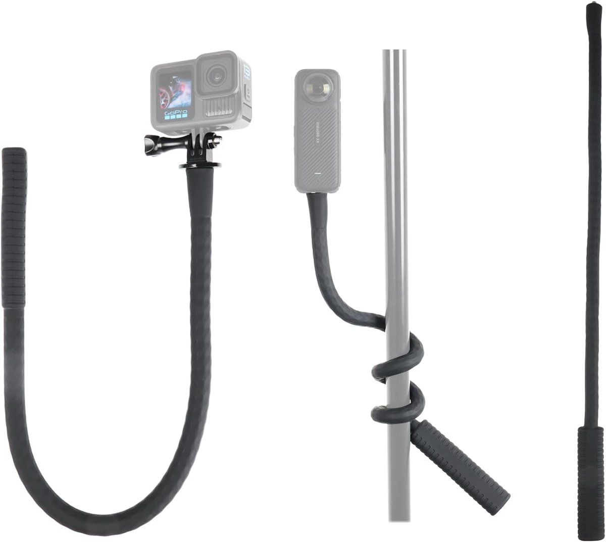 Action Camera Holder 60 cm - Flexibele Gooseneck - 360 Graden Aanpassing - Ideaal voor Selfies - ShopVlot