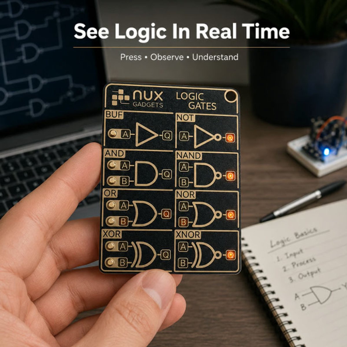 Morse Code Trainer Trainingskaart - LED Interactieve Audio Telegraaf Oefentool Met Real-Time Feedback, Opname & Afspelen Draagbaar PCB Ontwerp - Nieuw model
