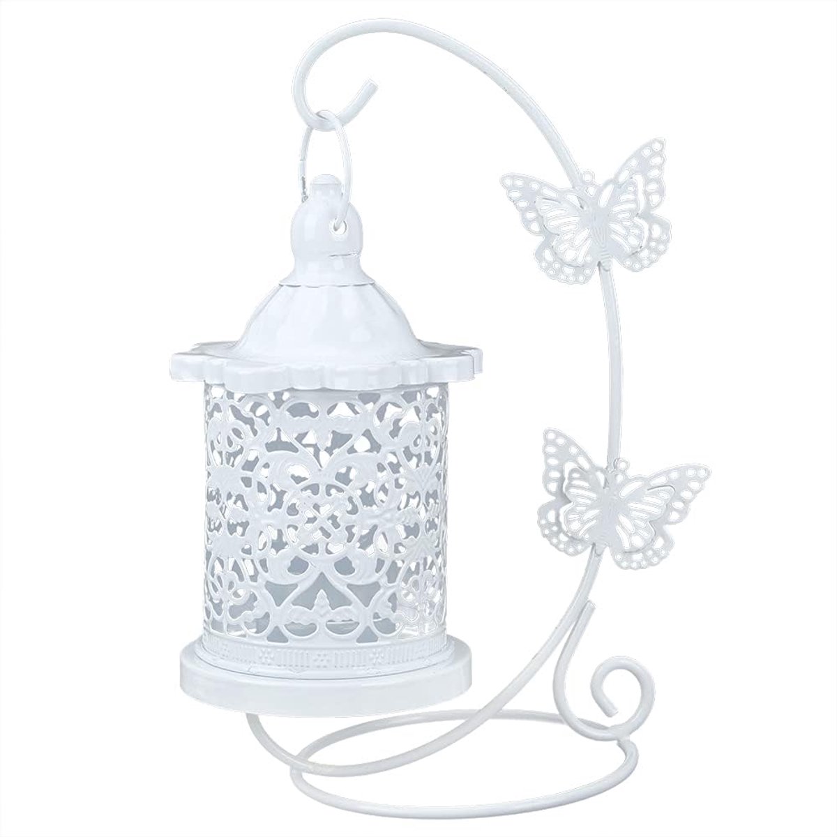 Vogelkooi Kaarshouder, Vintage Kaars Lantaarns Holle Vogelkooi Kandelaar Bruiloft Decor Geschenken voor Bruiloften, Jubilea, Banket, Raam