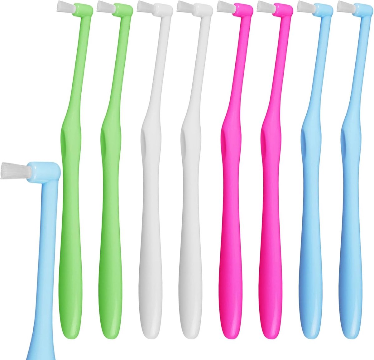 8 Stuks Tuft Tandenborstel, Orthodontische Tandenborstels