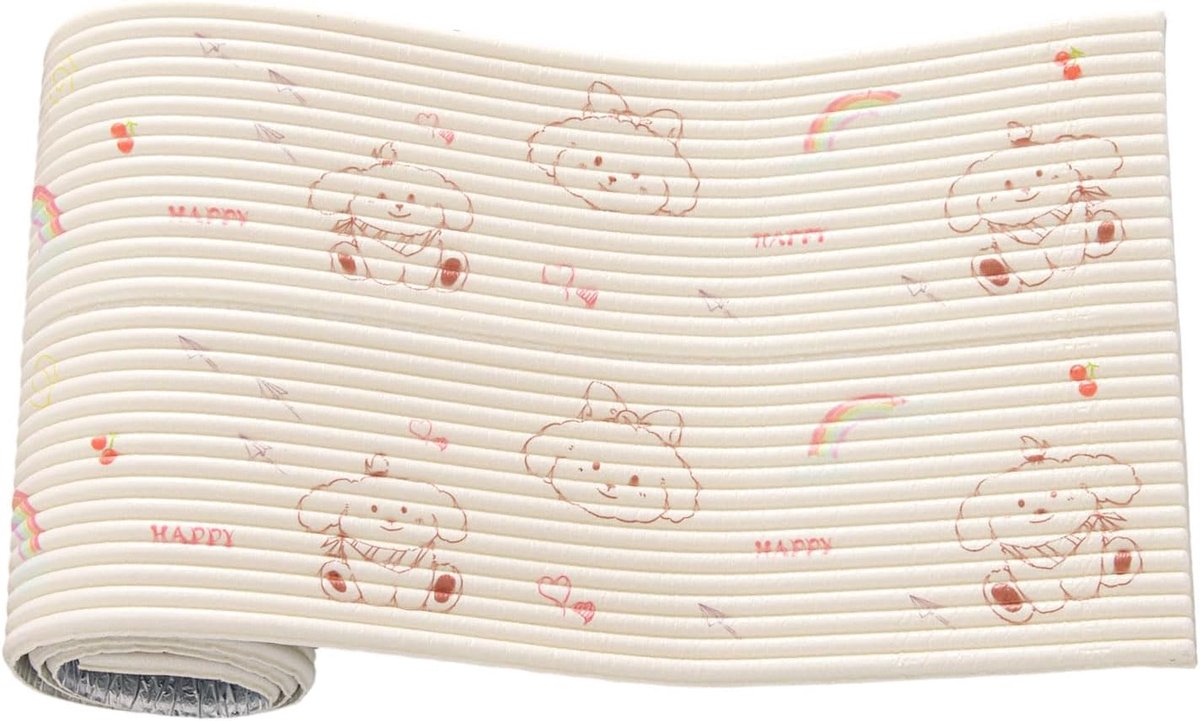 Zelfklevend, 200 cm, voor kinderkamer, wandbekleding kinderkamer, bekleed paneel, muur, anti-botsing, wandpanelen, slaapkamerwandbescherming voor baby's, kinderen (gelukkige puppy)