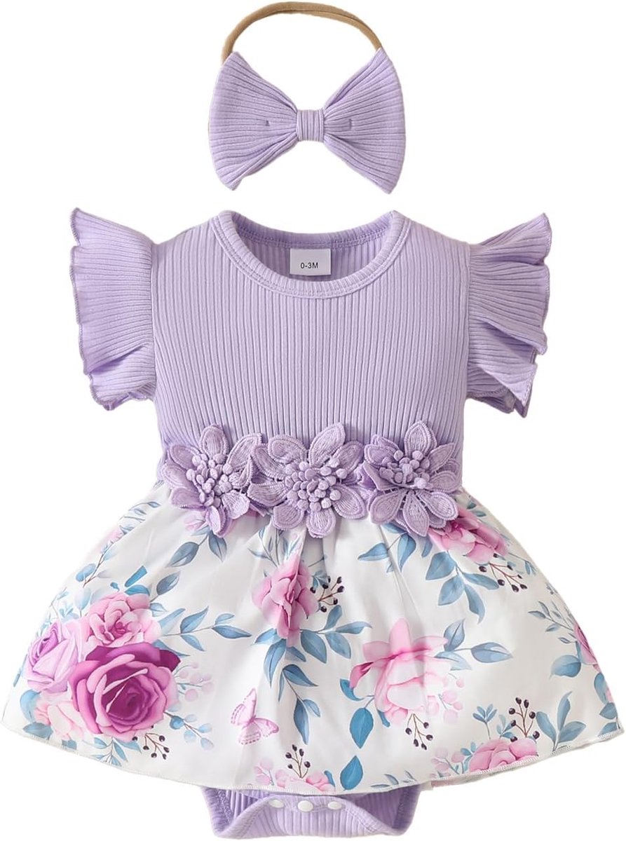 Sets Ruches Tops Korte Mouw Bloemen Strapless Shorts Met Hoofdband Zomer Outfits