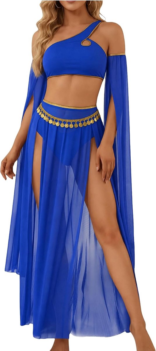 Jurk dames split dansrok rugvrij lingerie