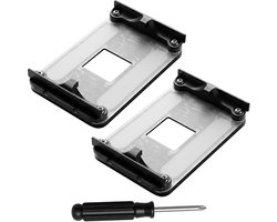 2 Stuks AM4 Backplate Ventilatorhouder voor CPU Koelers, Geschikt voor Water- en Luchtkoeling, Inclusief Schroevendraaier, Compatibel met AMD A320 B350 B450 B550 X570