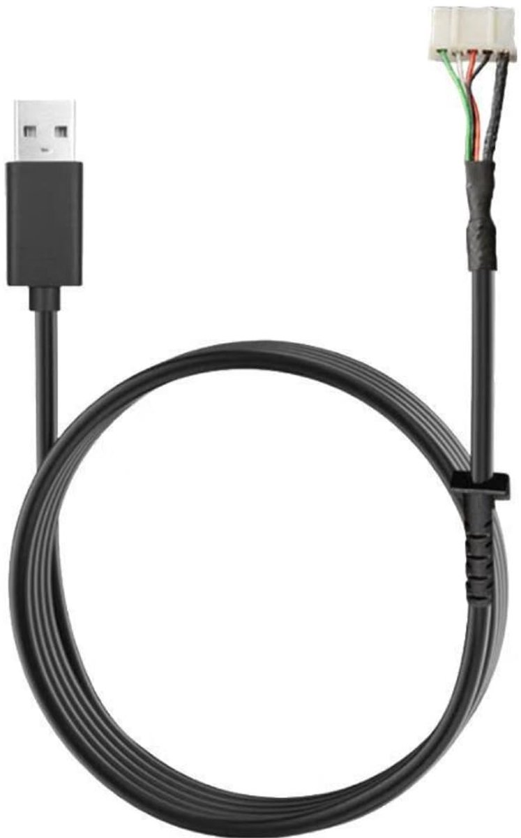 Vervangende USB muiskabel 2 meter - geschikt voor Logitech G502 Hero RGB - duurzaam en slijtvast - ShopVlot