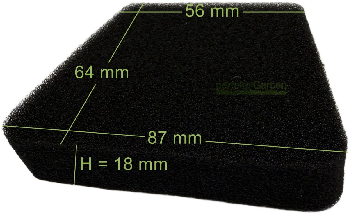 luchtfilter voor kettingzaag Poulan 1634, 1838, 1900, 1950, 1975, 2025, 2050 LE / 53037793