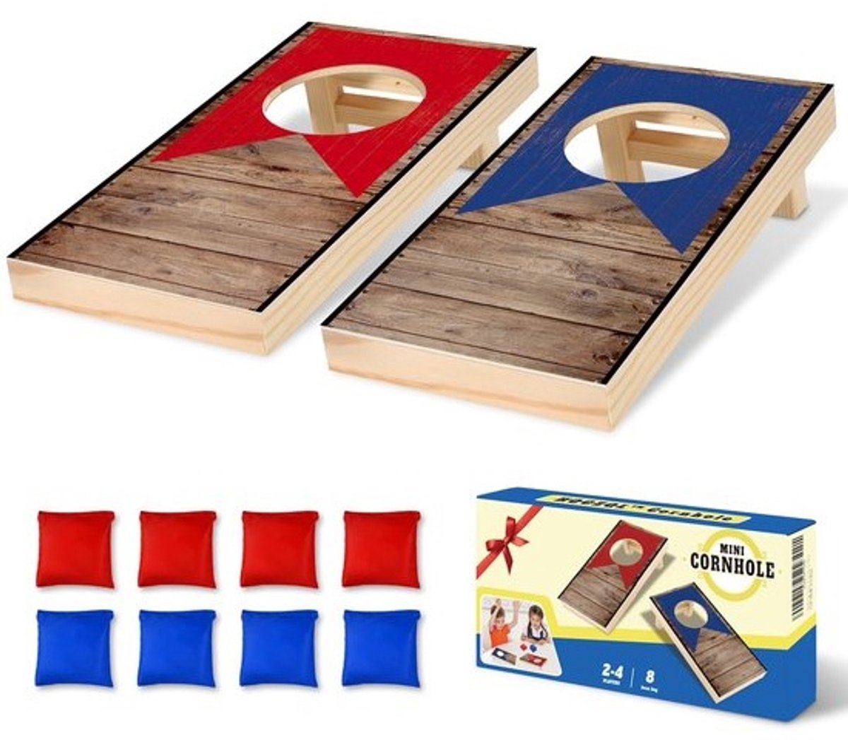 Solidchoice - Mini-cornhole spel voor binnen en buiten