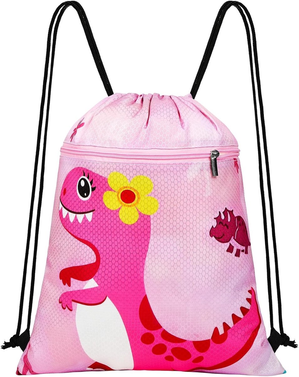 Waterdichte Gymtas voor Kinderen met Ritssluiting, Ideaal voor Strand, Zwembad en School, 33.5 x 41 cm