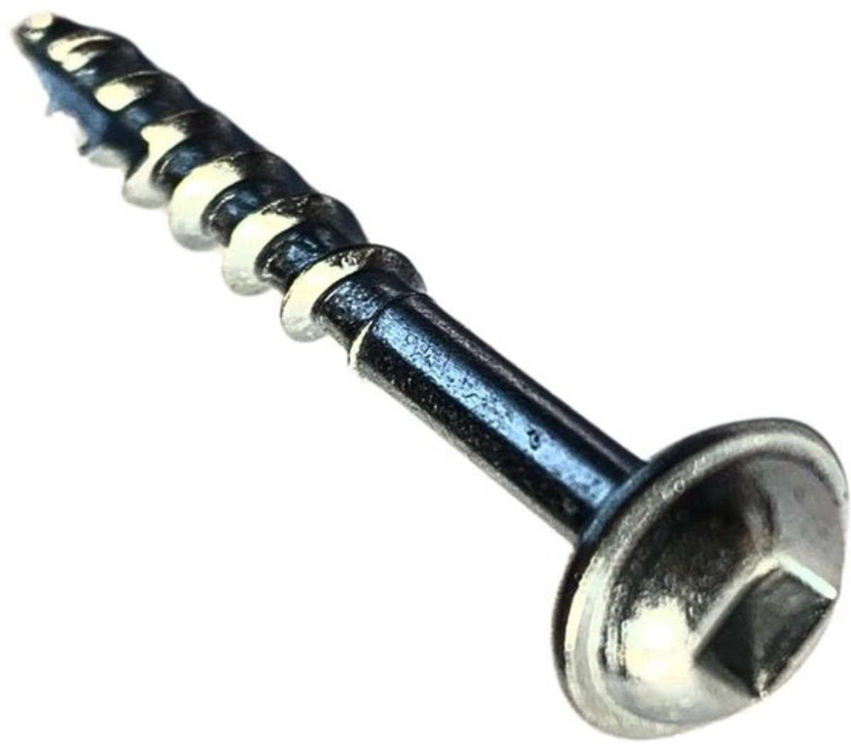 Pocketgatschroeven - Schroeven voor houtverbindingen - Voor meubelmakerij - Verzonken kop - 100 x 32 mm - Zilverkleurig
