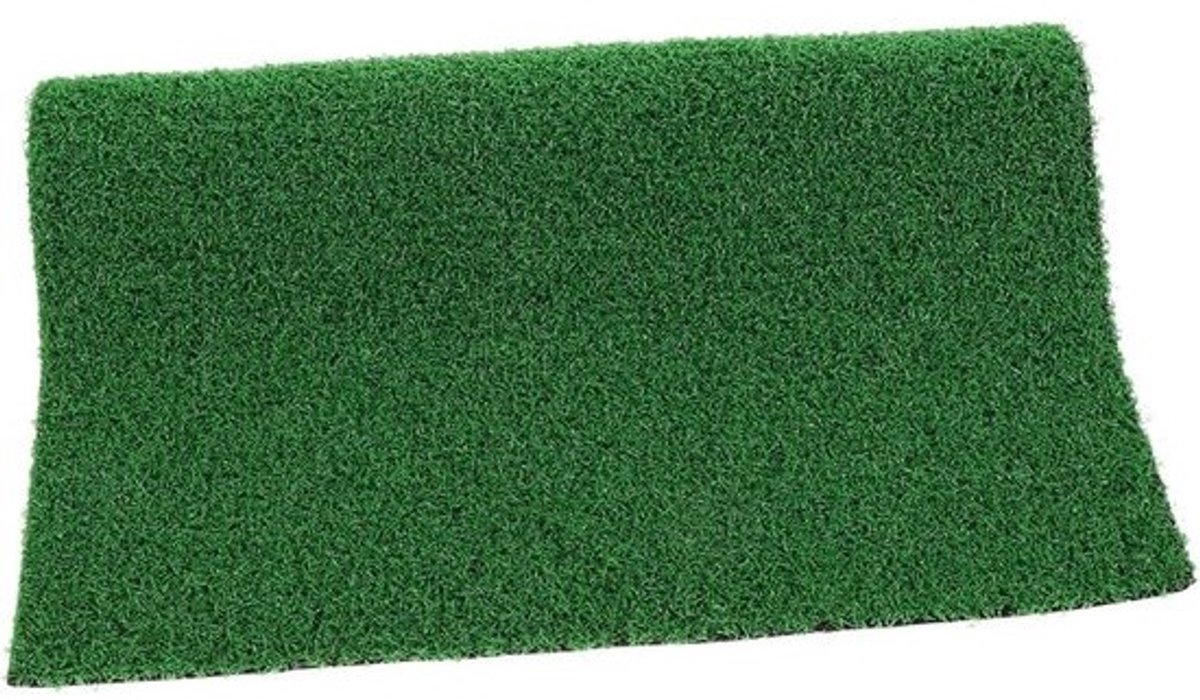 Kunstgrasmat voor aquarium - Zwemplatform voor reptielen - Rustplek voor schildpadden - Eenvoudig te installeren - 30 x 30 cm - Groen