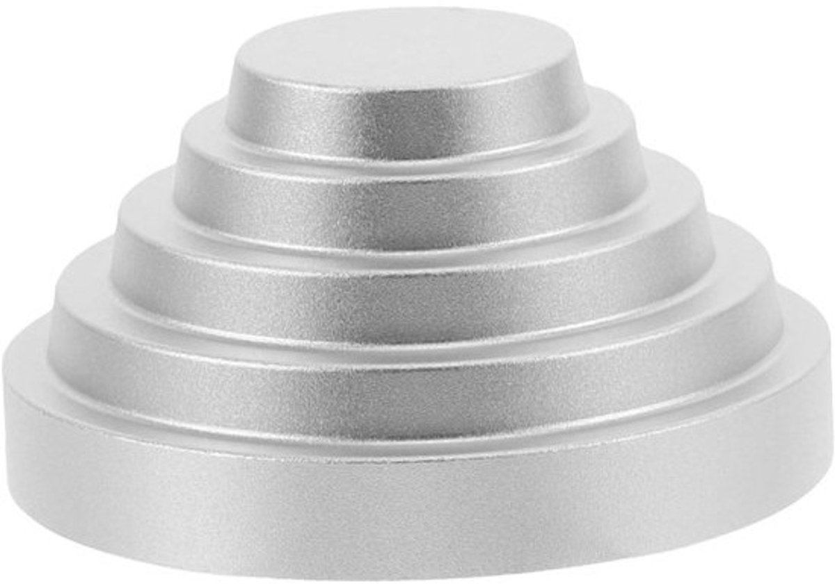 Platenstabilisatorklem - Draaitafelgewicht - Muziek luisteren - Trillingscontrole - 3,5 cm - Zilver