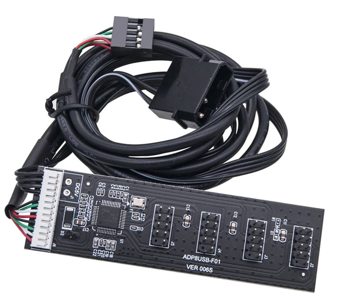 cablecc USB 2.0 9pin 10pin header 1 to 4 female splitter extension cable HUB with IDE 5V Power Connector Adapter Port - ShopVlot