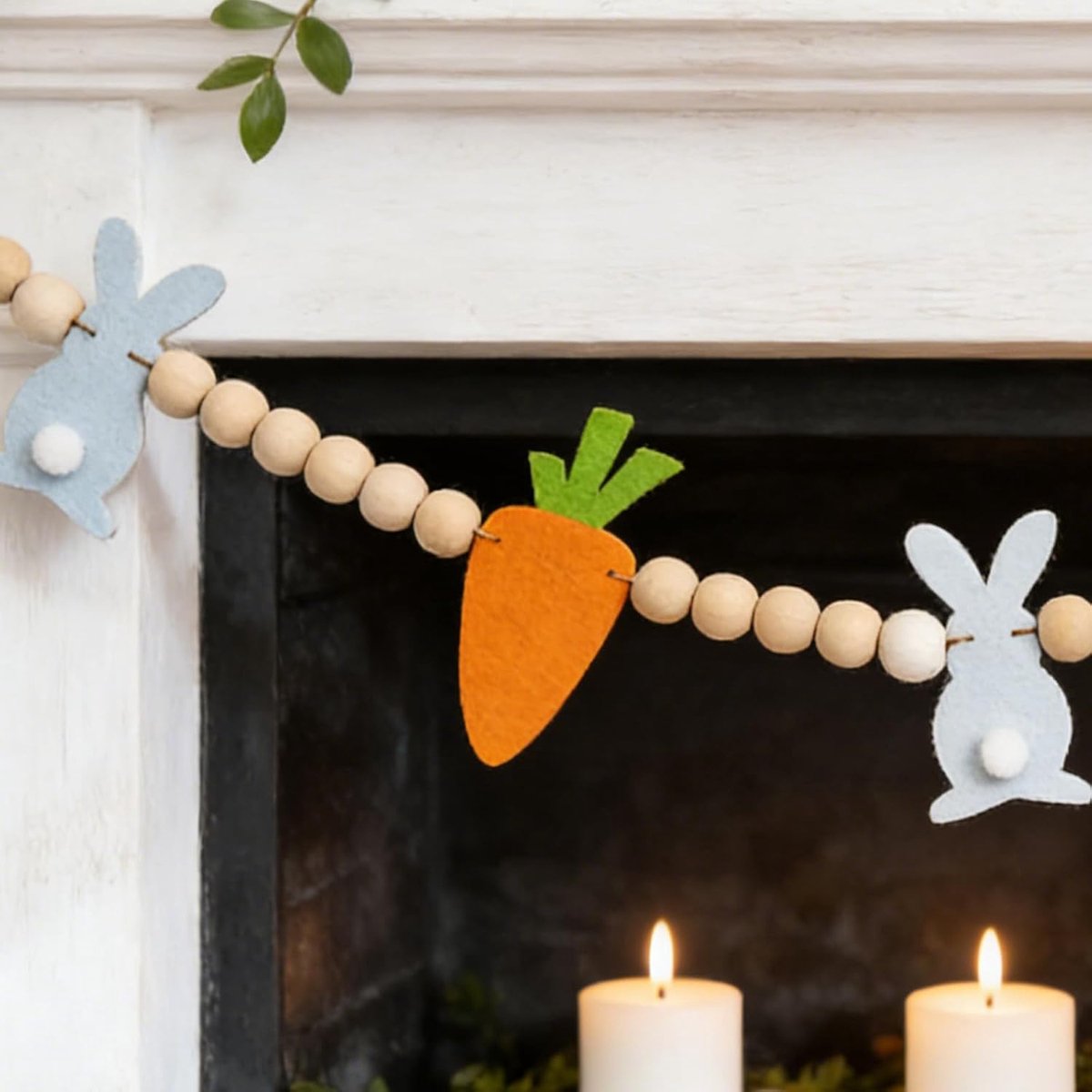 Easter Bunny Carrot Garland - 1 stuk - Vrolijke decoratie - Perfect voor Pasen - ShopVlot