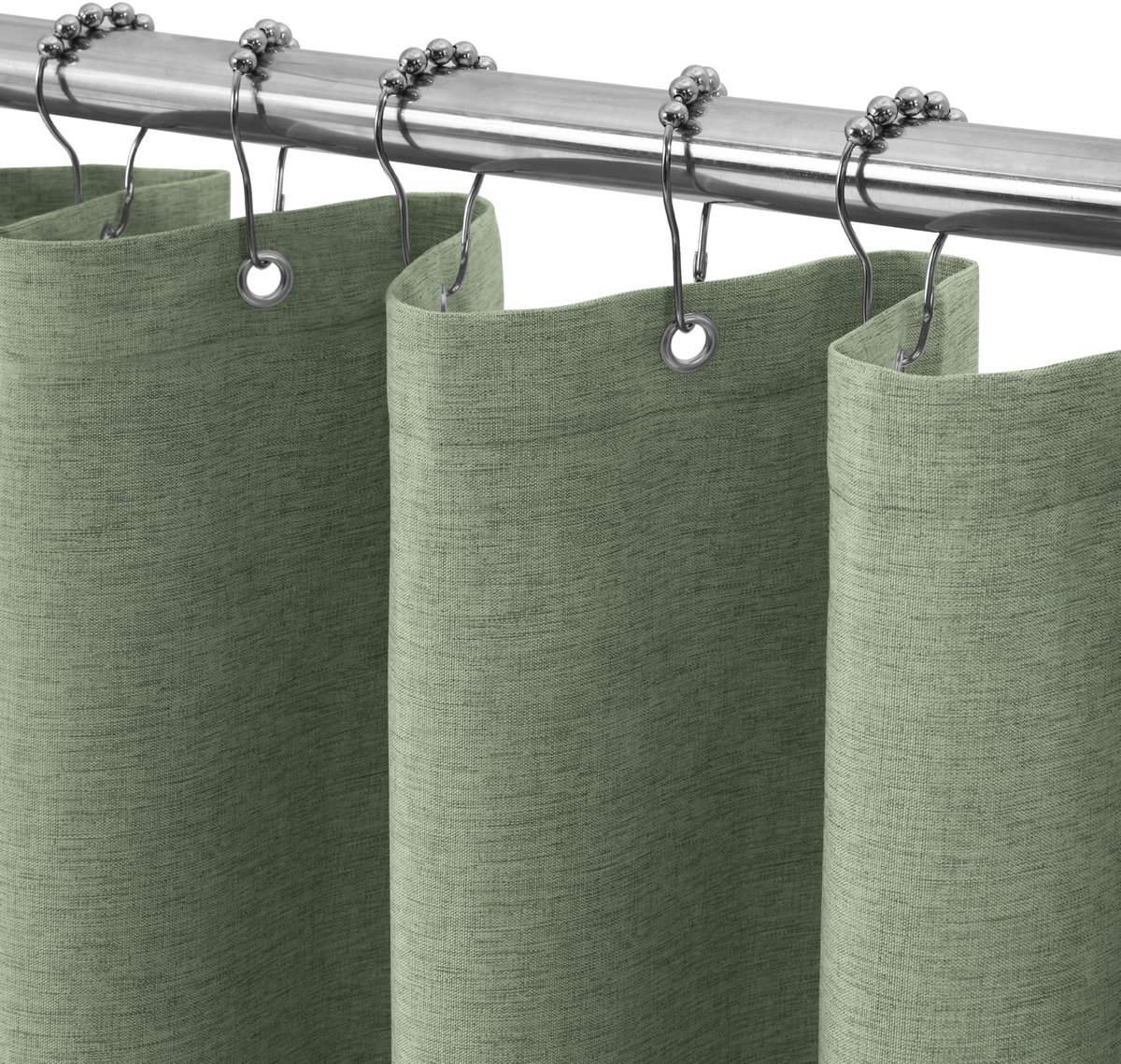 Douchegordijn 92 x 182 cm - Linnen Textuur - Waterdicht - Anti-schimmel voor een frisse badkamer - ShopVlot
