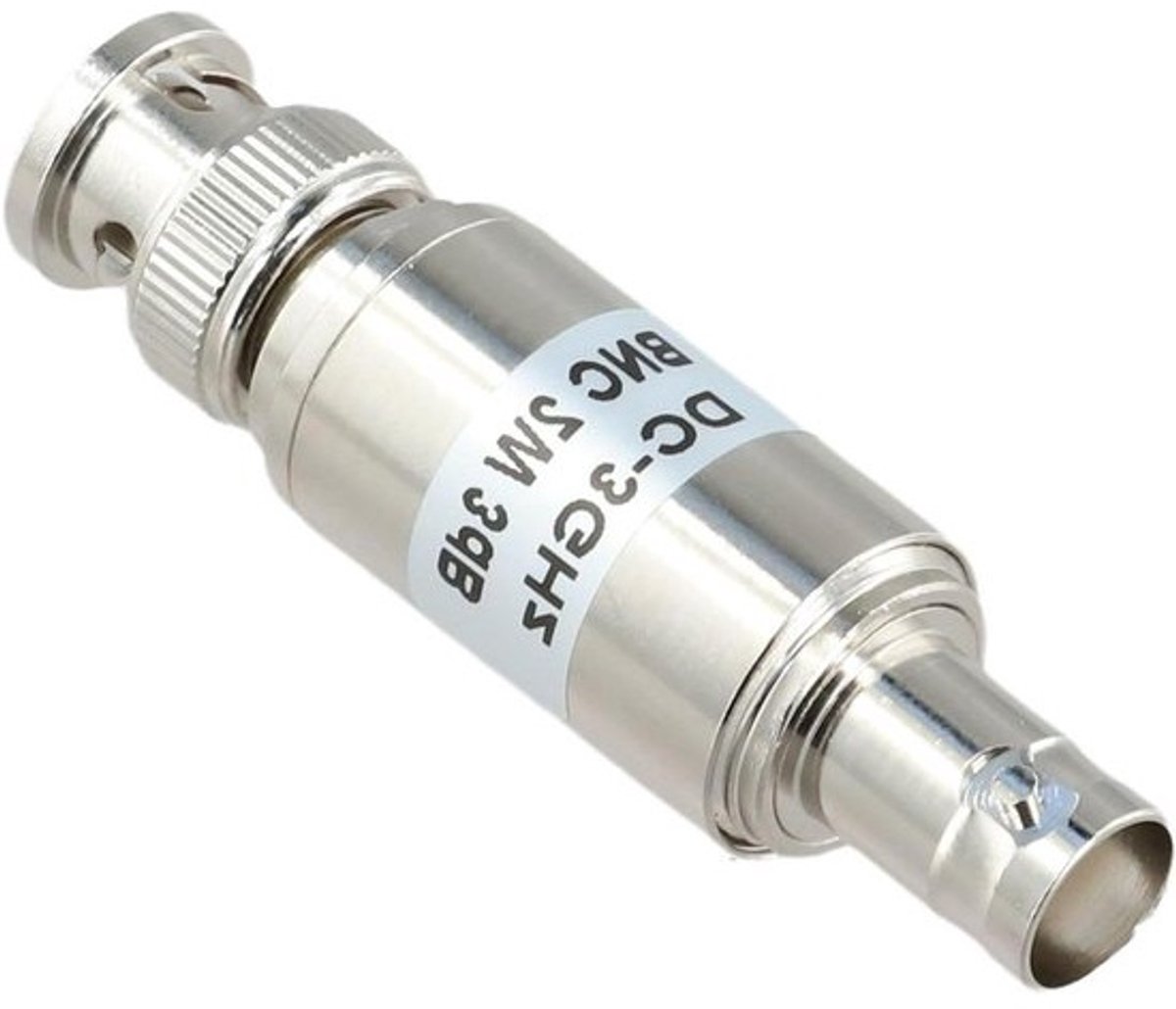 Vaste demper - RF-component - Signaalcontrole - 3 dB demping - DC-3 GHz - Zilverkleurig