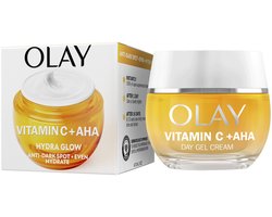 Olay Vitamine C + AHA Hydraterende Gel Dagcrème - Anti-pigmentvlekken - 50 ml