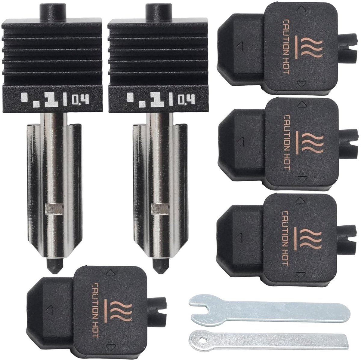2 Hotend Kit, vervanging voor Bambu Lab H2D H2S H2C A1 A1 Mini, snelle installatie magnetische hotend - ShopVlot