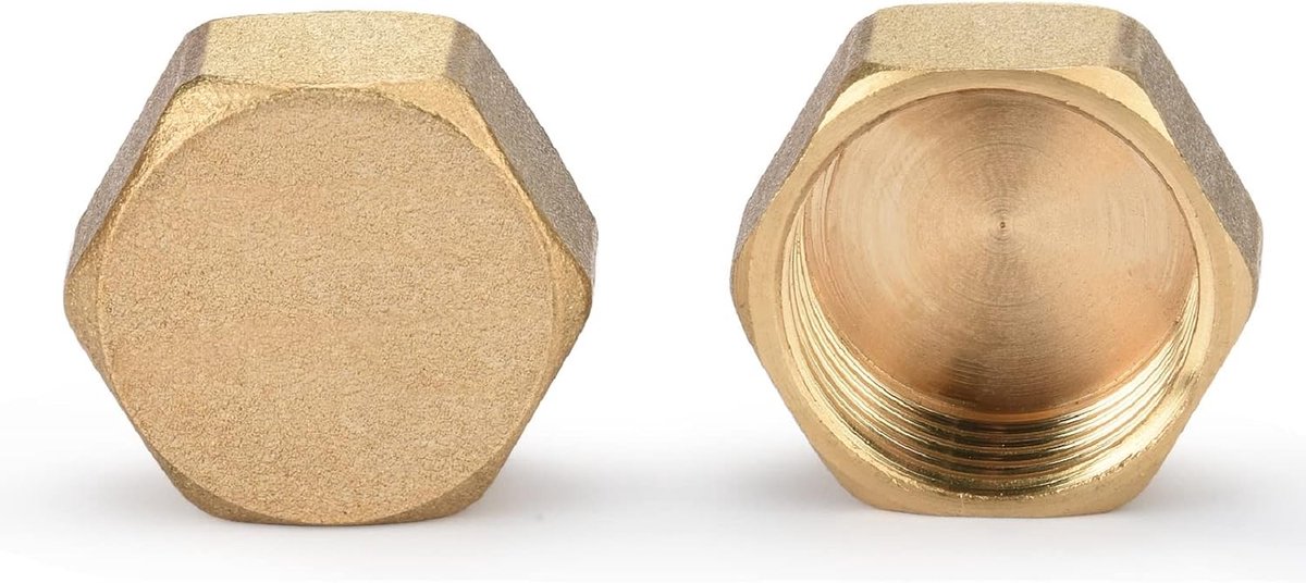 Dop 1/2 inch binnendraad, blindstop IG, buisdop eindkap voor buisaansluiting