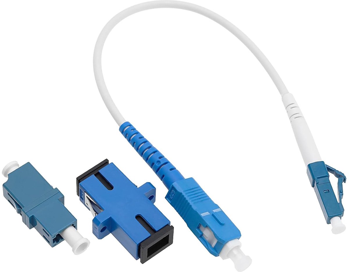 20 cm singlemode glasvezel patchkabel blauw binnenkabel voor transceiver apparaten, communicatieruimtes, verbindingstransmissieapparaten